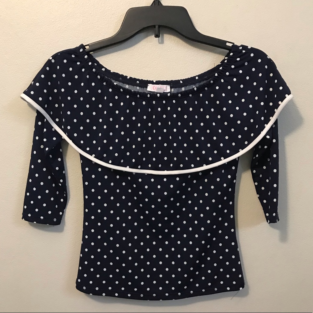 AGACI polka dot top✨